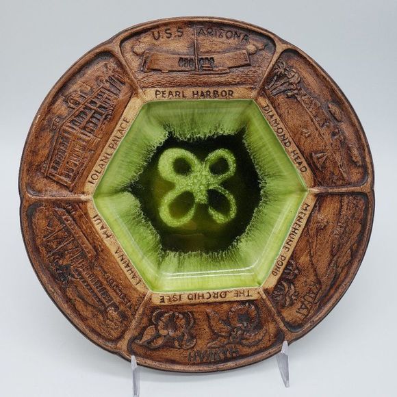 Treasure Craft of Hawaii Vintage Souvenir Ashtray or Decorative Dish - Picture 7 of 10